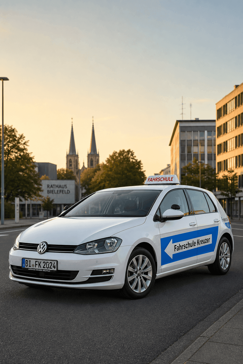 Fahrschulauto der Fahrschule Kreuzer Bielefeld